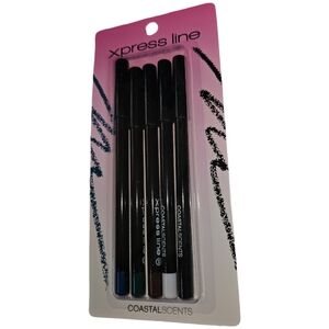 NWT Coastal Scents Xpress Line Cosmetic Pencil Set